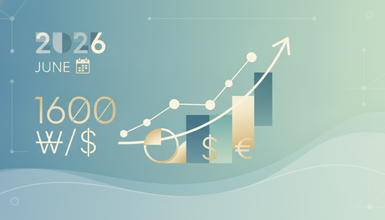 2026년 6월, 1600원대 환율과 금리 인플레 쇼크