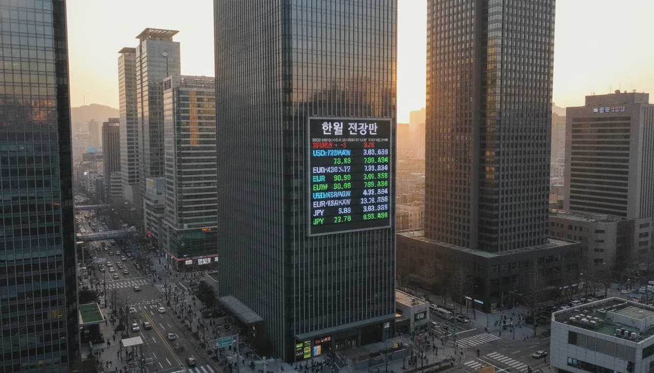 환율 전광판