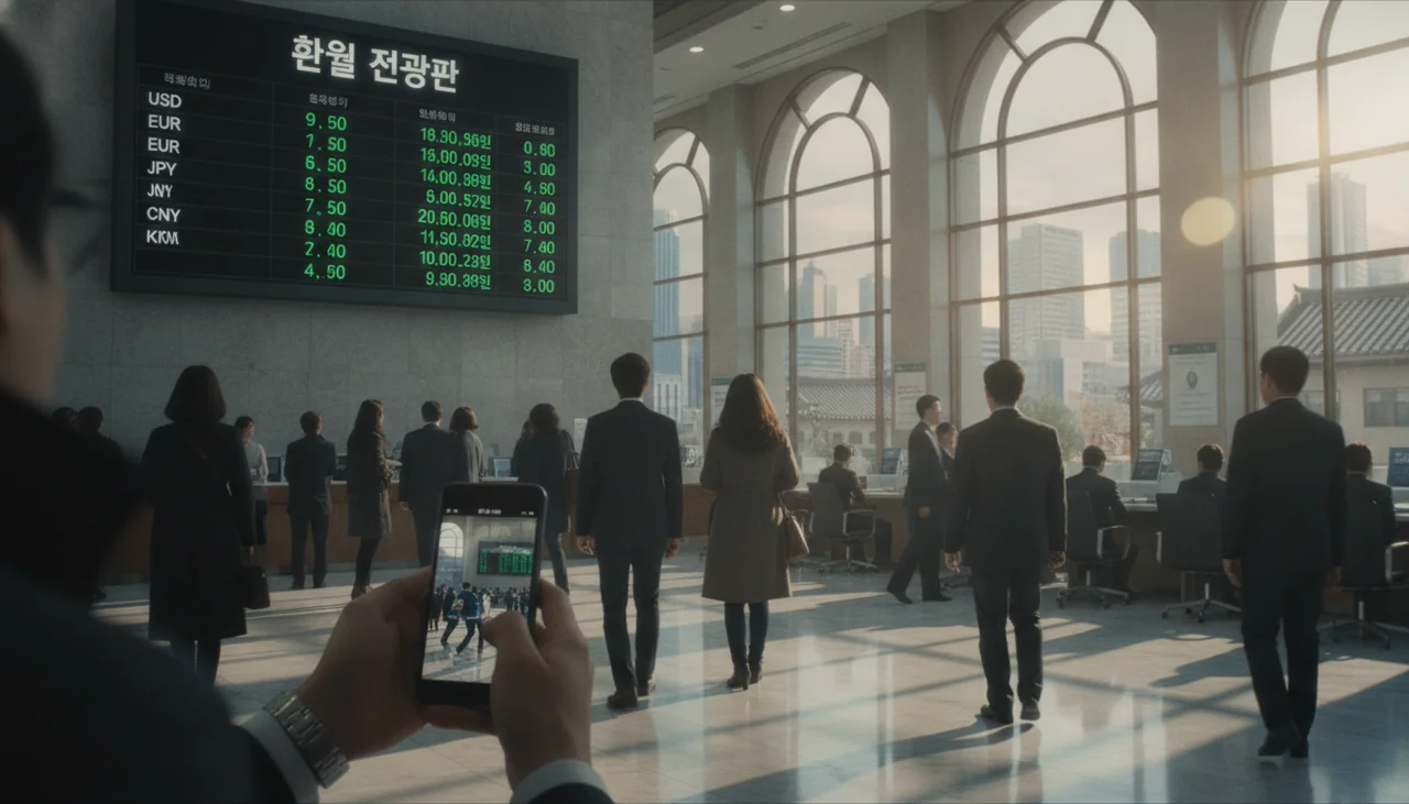 환율 전광판
