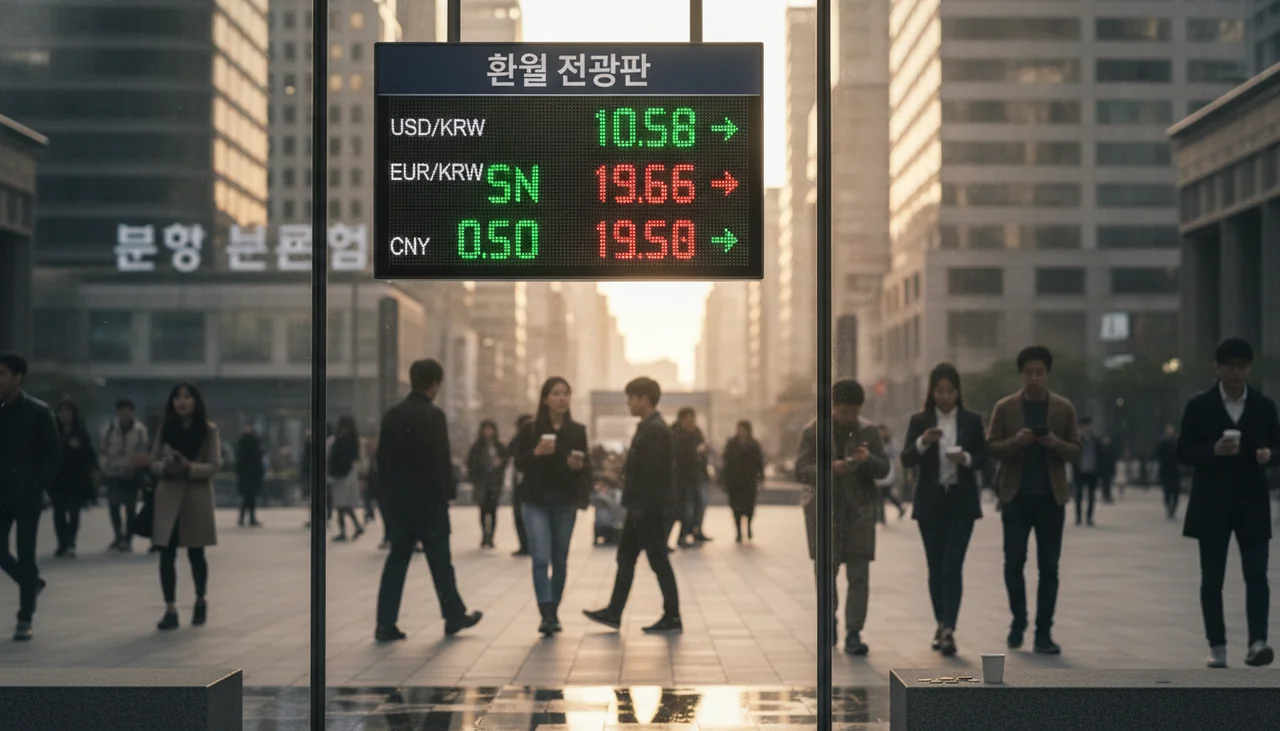 환율 전광판