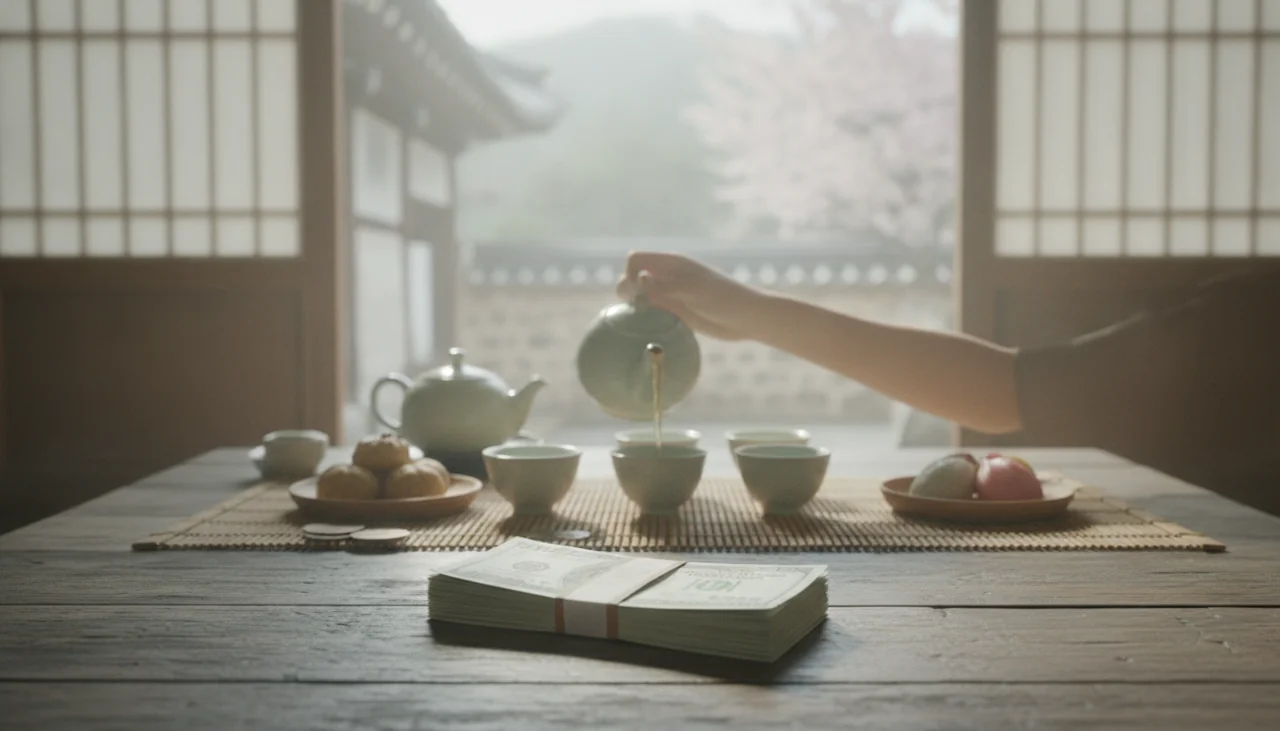 달러 지폐 묶음